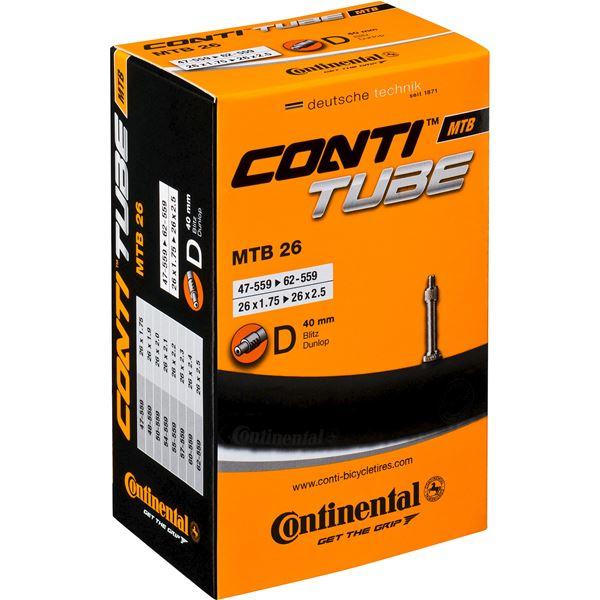 Continental Continental 26 " Slange 47/62-559 med 40mm dunlop ventil