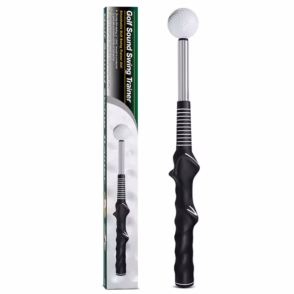 Bærbar golfsvingtrener Black