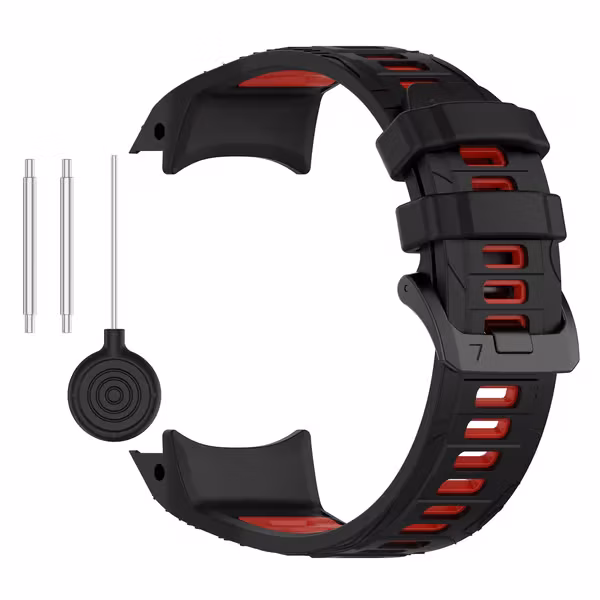 Garmin Instinct 3 Tofarget Silikonklokkereim Red Model 2