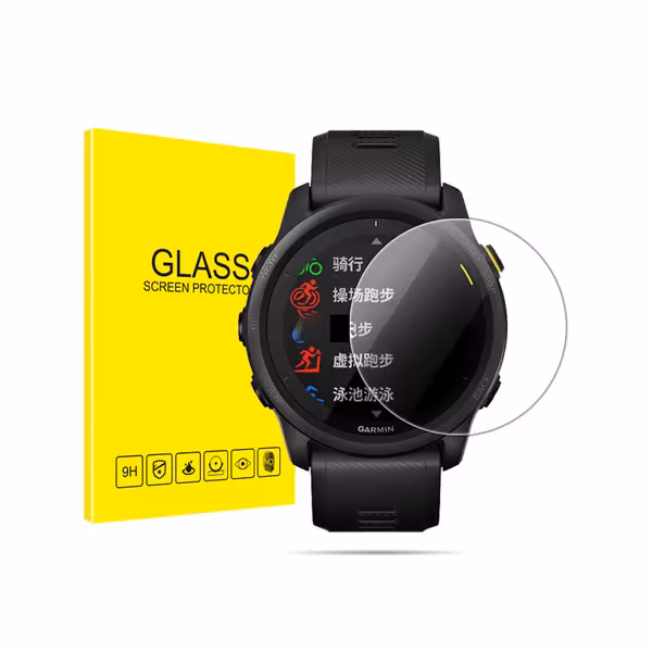 Garmin Forerunner 245 skjermbeskytter, 2-pakning herdet glass