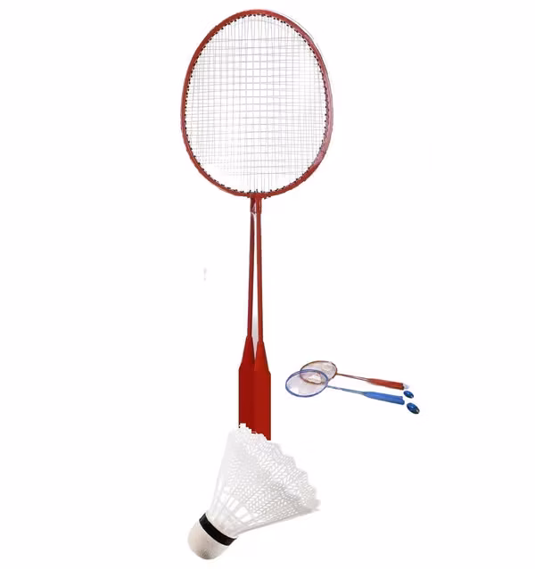 2 x Badminton Racket og x Badmintonball