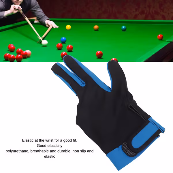 Billardhansker med 3 fingre - køhansker for snooker og pool - for venstre og høyre hånd - L