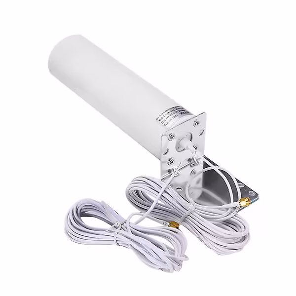 XJ-4G LTE-antenne SMA Ekstern antenne 3G 4G Utendørsantenne 10-12dBi med doble SMA-kontakter for 3G 4G-rutermodem