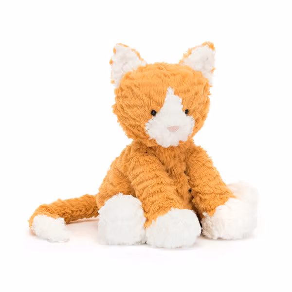 Jellycat 23cm Fuddlewuddle Ingefær Katt myk leke