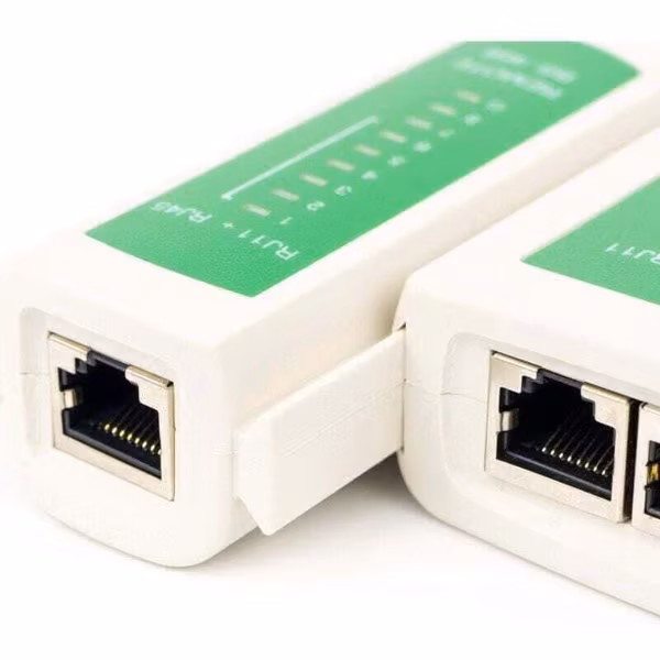 nettverkskabeltester for RJ45- og RJ11-kabler
