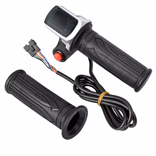 DAO Universal Elektrisk Sykkel Gasshendel Med LCD-Skjerm Håndtak Gasshendel For 36v Vri Gasshendel Scooter E- Db