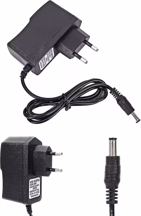 Strømforsyning for keyboardpiano, universell 9v AC/DC strømforsyning for digitalt keyboard E-piano Klavir keyboard musikkinstrument, 100-240v (EU-plugg)
