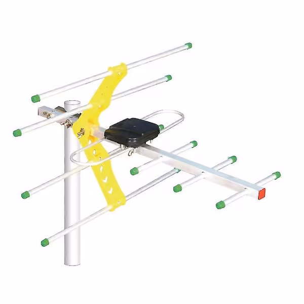 Curated Picks [LCS]Digital TV-antenne kompatibel med HDTV DVBT/DVBT2 470MHz-860MHz Utendørs TV-antenne Digital forsterket HDTV-antenne
