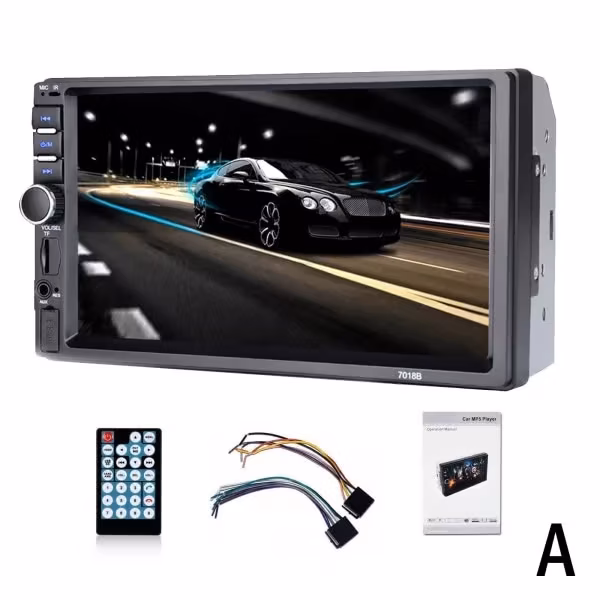 Tommers Dobbel 2 DIN Bil Stereo Radio MP5 Spiller med Skjerm Bluetooth-Perfekt