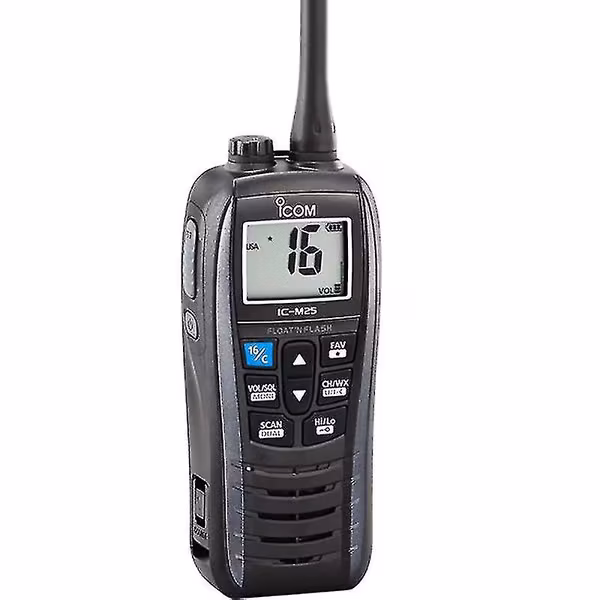 IC-M25 Marine Metallic Grå Lett Flytende Håndholdt VHF-radio