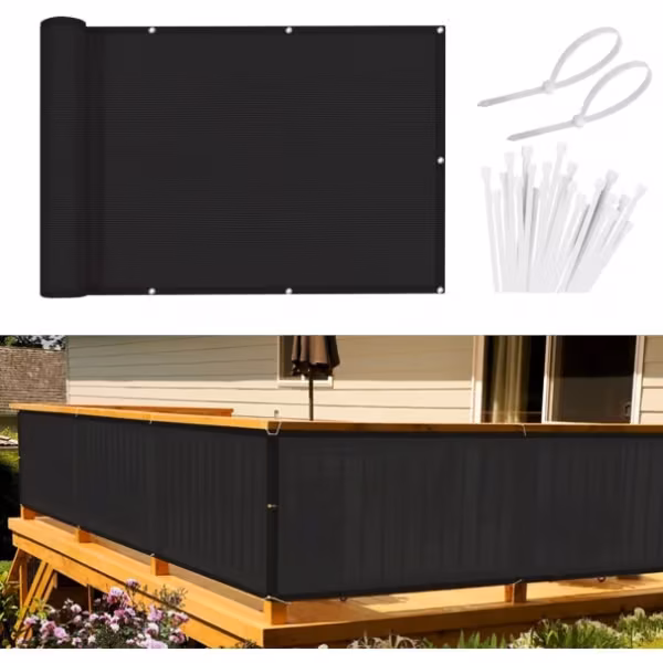 100 x 300 cm, balkongbeskyttelse, vind- og UV-beskyttelse-XF22-