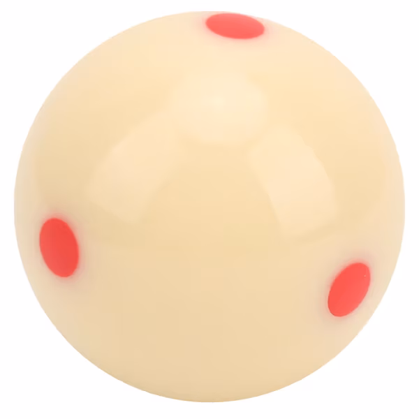 1 stk 52,5 mm biljardkule i resin for øving og trening