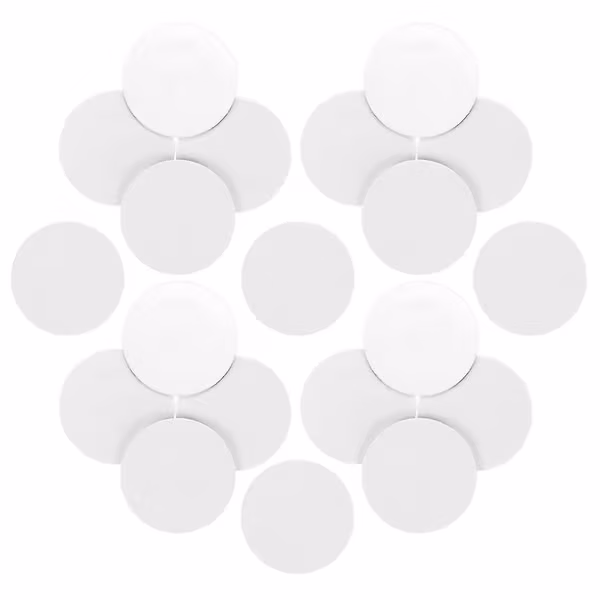 20 stk Ntag215 Nfc Tag-klistremerke Tomt Kontaktløst Rundt IC Smart (hvit)