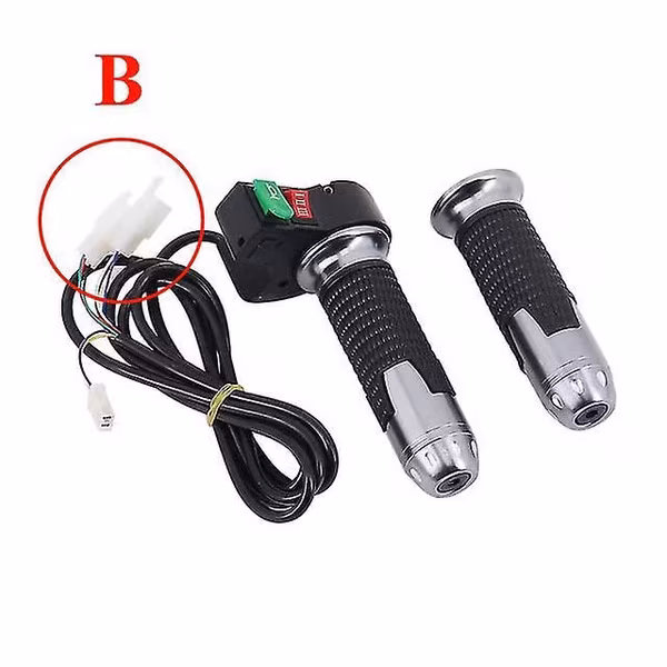 Gasshåndtak 60v 3 Hastigheter Girbryter Med Horn Elektrisk Sykkel Modifikasjonsdel For Harley Citycoco Scooter Motorsykkel E-sykkel