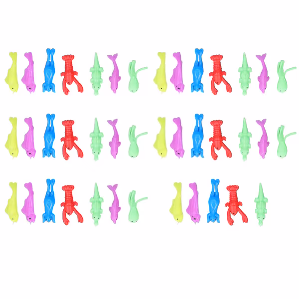 40 stk. Marine Dyre Gummi Finger Slingshot Flygende Leketøy for Voksne Barn Stress Relief Spøk Spill