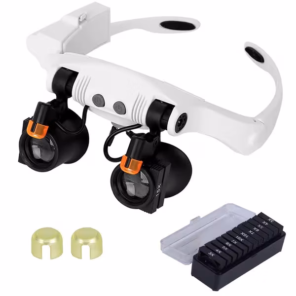 Forstørrelsesbriller LED 3x-25x - Forstørrelse