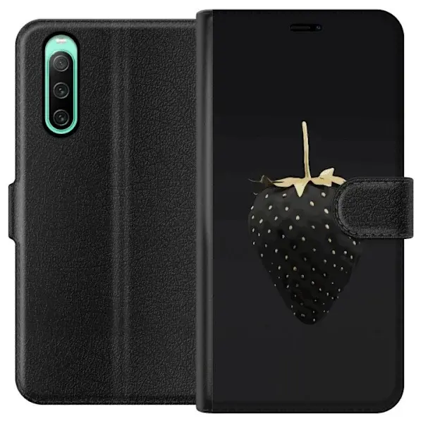 Sony Kompatibelt Lommeboketui til Sony Xperia 10 IV Luksuriøs Jordbær