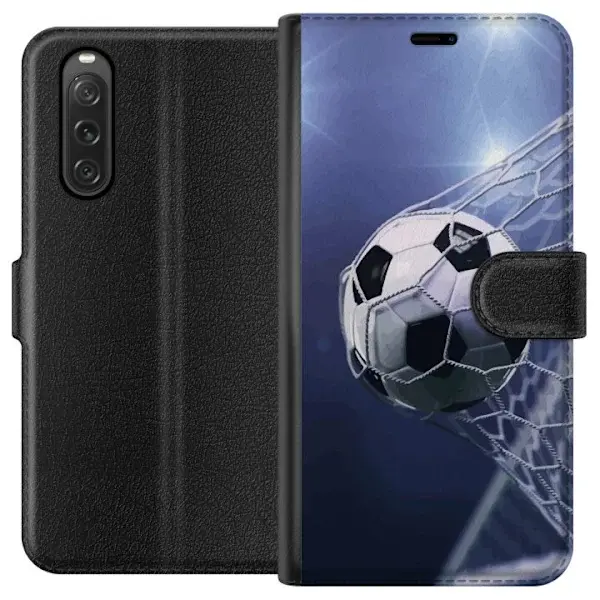 Sony Kompatibelt Lommeboketui til Sony Xperia 10 V Fotball Fart Nett Ball Sport Kamp