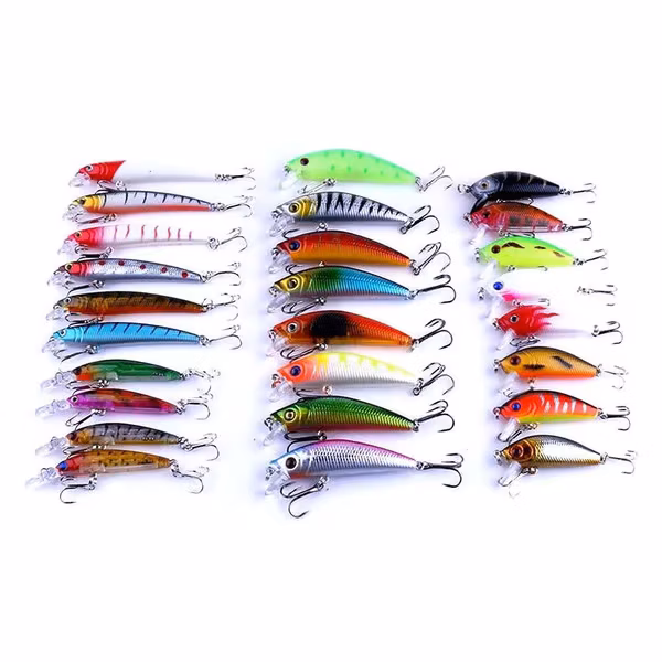 Otego 26 fiskesluk wobbler, Minnow blandet, Spinnare