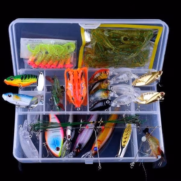Otego Sett med fiskesluk wobbler, Minnow mixed, Crankbait