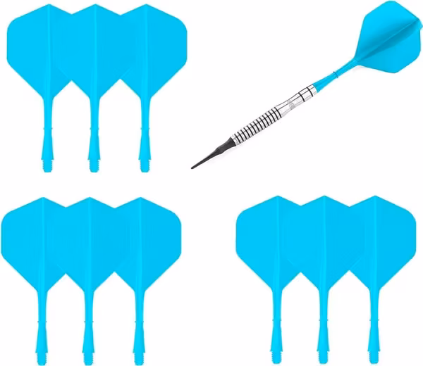 Blue dream 9 deler One Piece Darts og Flights Dart Tilbehør