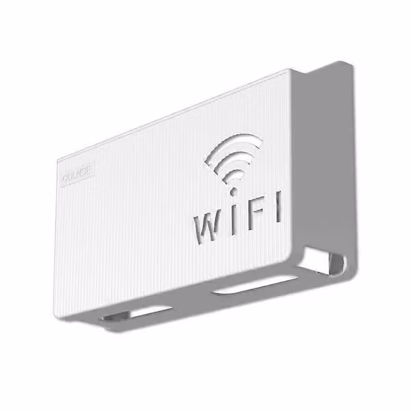WiFi-ruter oppbevaringsboks, veggmontert WiFi-oppbevaringsboks, ruter oppbevaringshylle, oppbevaringsbokser hylle for soverom stue