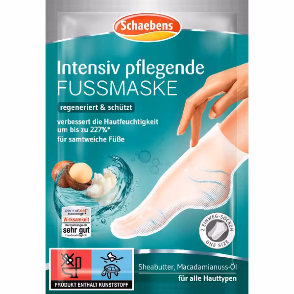 Schaebens Schaebens Intensive Care Foot Mask, 2-pack