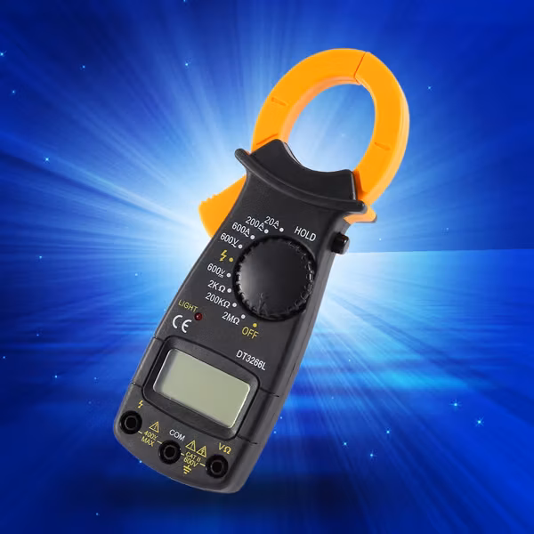 DT-3266L Digital Amper Strømtang Multimeter Strømtang Tang Voltmeter Amperemeter 600A AC/D