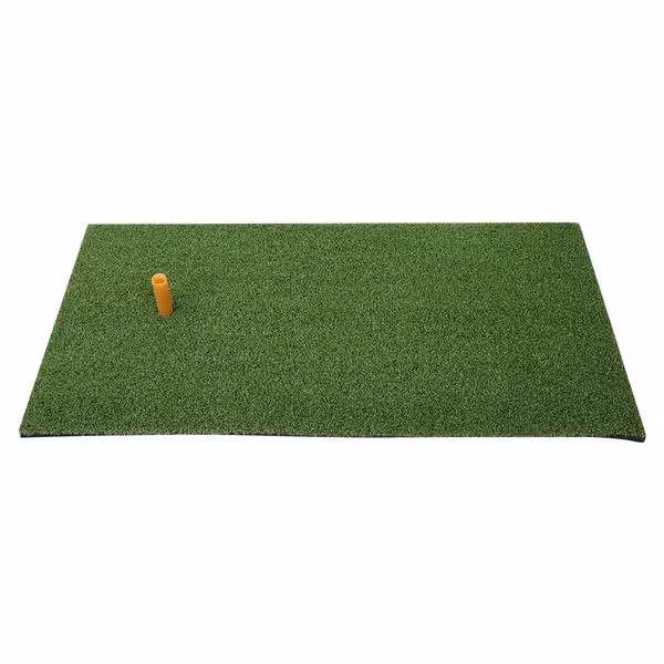 Golf Slagmatte Innendørs Utendørs Golf Swing Treningsgressmatter med Gummi Golf Tee