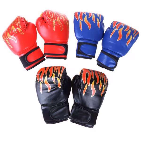 Boksehansker Barn Junior Ungdom Sparring Trening Kickboksing one size
