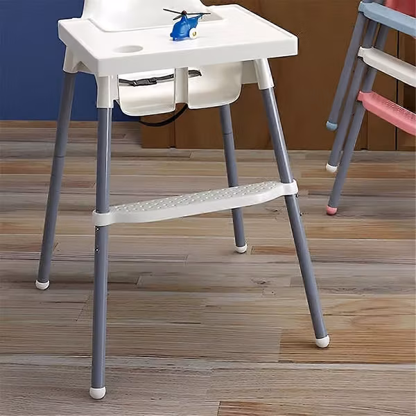 Fotstøtte for barnestol, justerbare fotstøttetilbehør for barnestoler, fotstøtte for IKEA Antilop barnestol