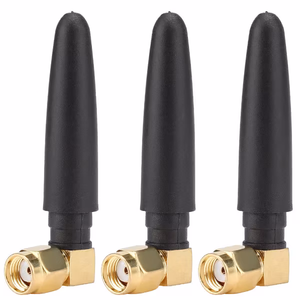 3 stk 5CM 3DBi 2.4/5GHZ Dual Frekvens WIFI Antenne Intern Tråd (L SMA Hunn)