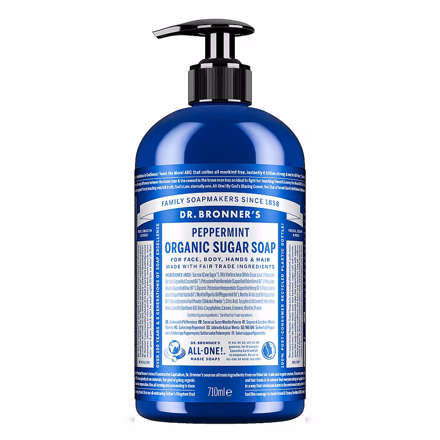 Dr. Bronner's Peppermint Organic Sugar Soap 710 ml