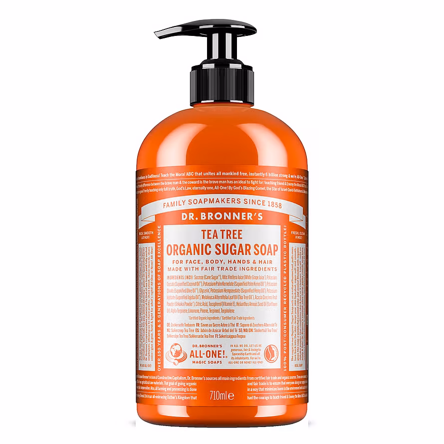 Dr. Bronner's Tea Tree Organic Sugar Soap 710 ml