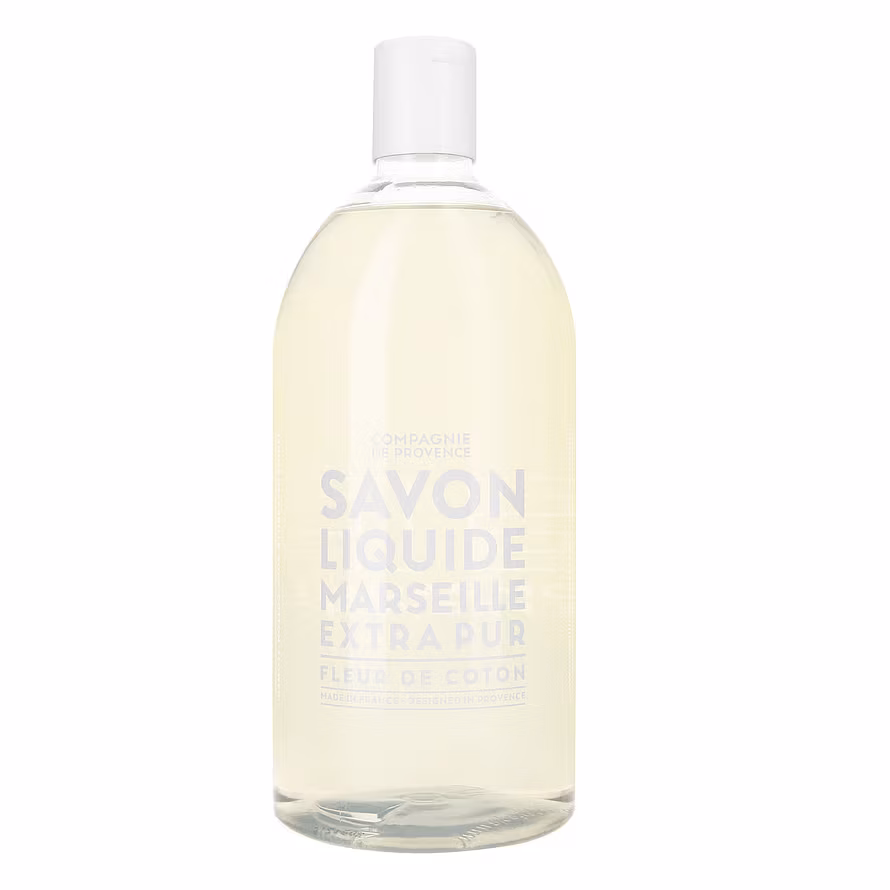 Compagnie De Provence Liquid Marseille Soap Cotton Flower 1000 ml