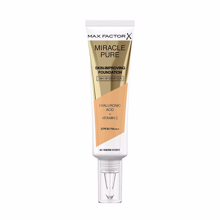 Max Factor Miracle Pure Skin-Improving Foundation 44 Warm Ivory