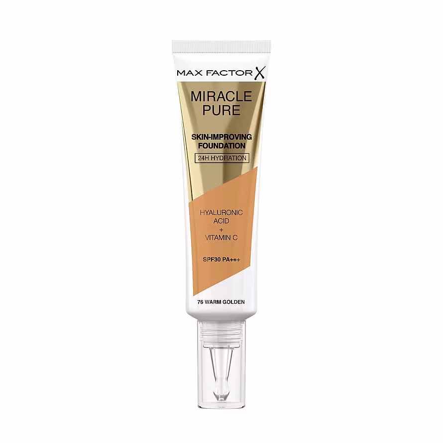 Max Factor Miracle Pure Skin-Improving Foundation 76 Warm Golden