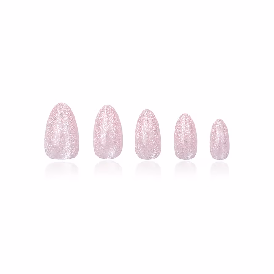 Duffbeauty Pink Galaxy, Medium Almond Pink Galaxy, Medium Almond