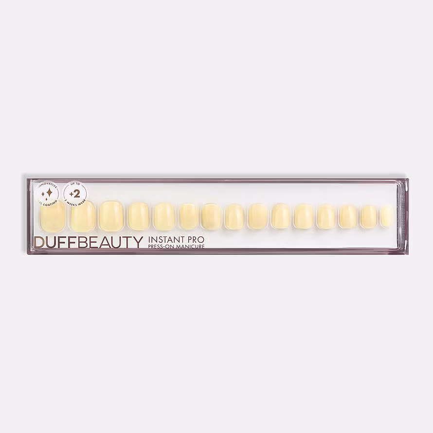 Duffbeauty Butter Yellow Short Squoval 30 pcs