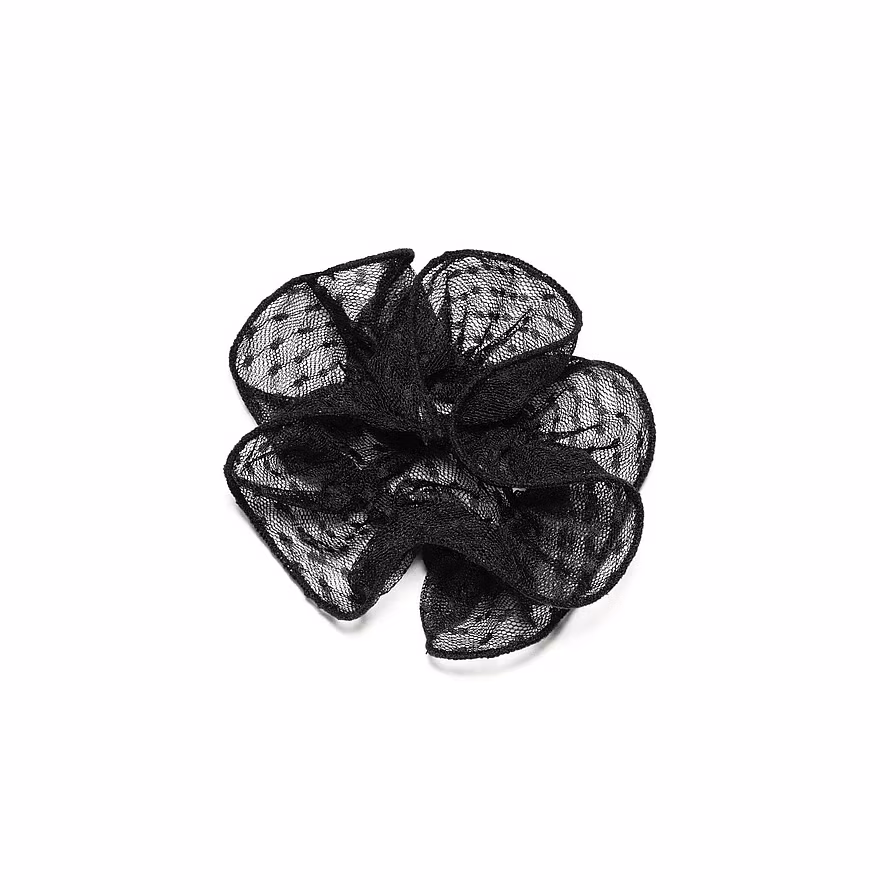 Kicks Beauty Hair Scrunchie Black Lace