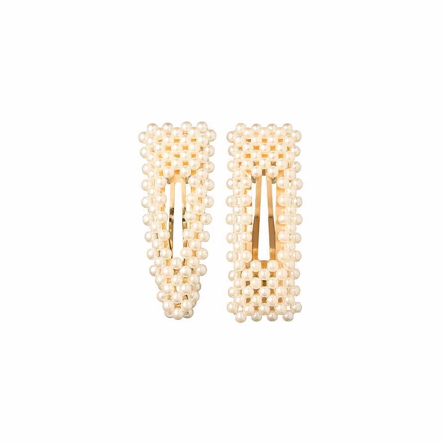 Kicks Beauty Pearl Hair Clips 2 set
