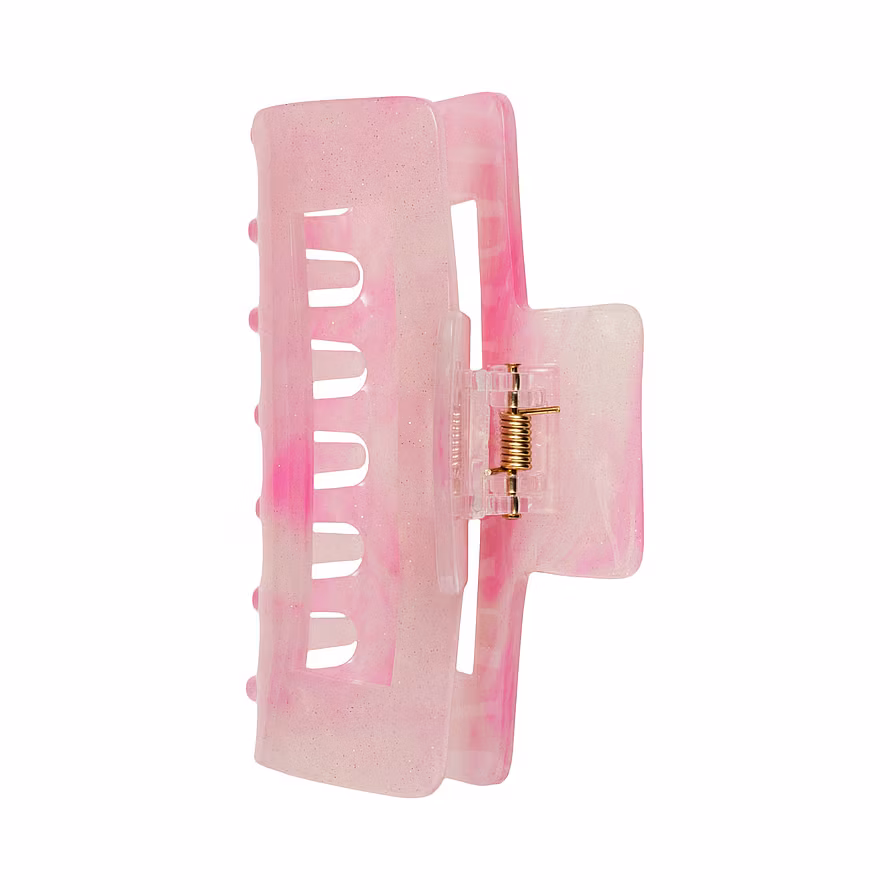 Kicks Beauty Large Hair Clip Pink Turtoise
