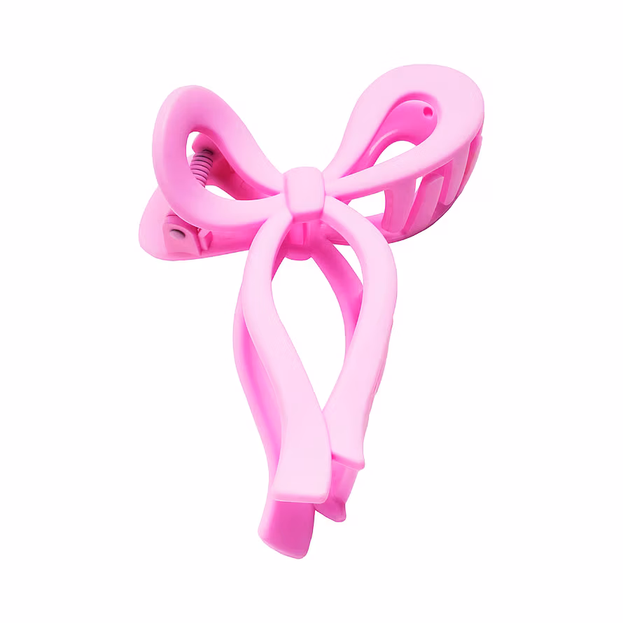 Kicks Beauty Bow Hair Clip Pink