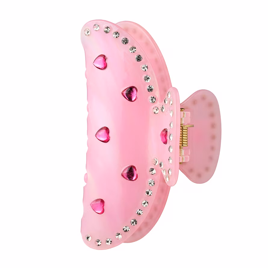 Kicks Beauty Acetate Hair Clip Pink