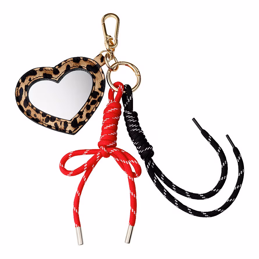 Kicks Beauty Bag Charm Leopard