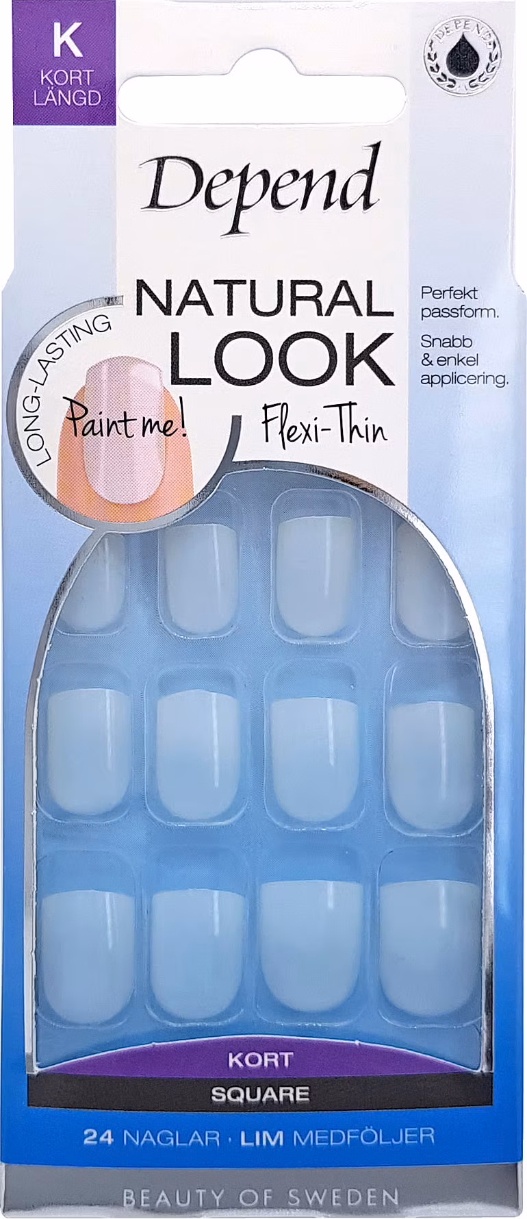 Depend Natural Look Short Square