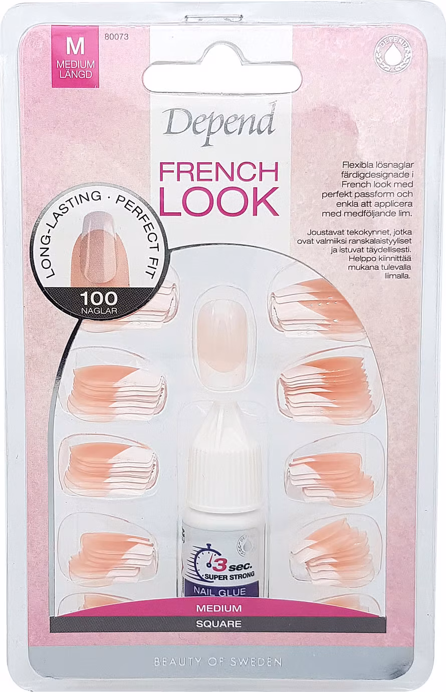 Depend French Fashion 100-pack Square