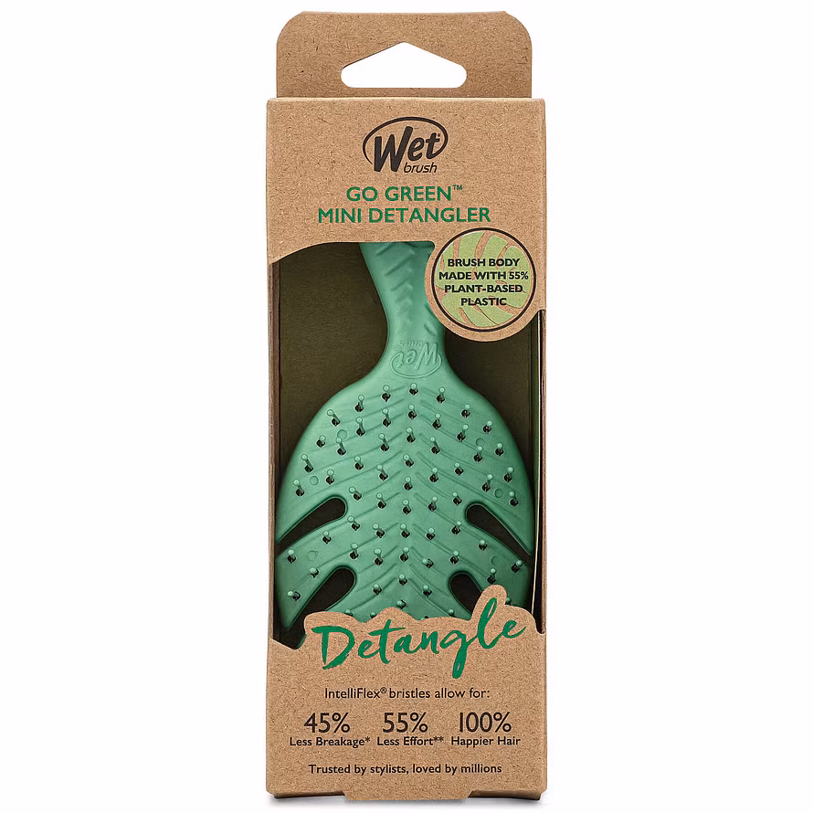 Wetbrush Go Green Mini Detangler Green