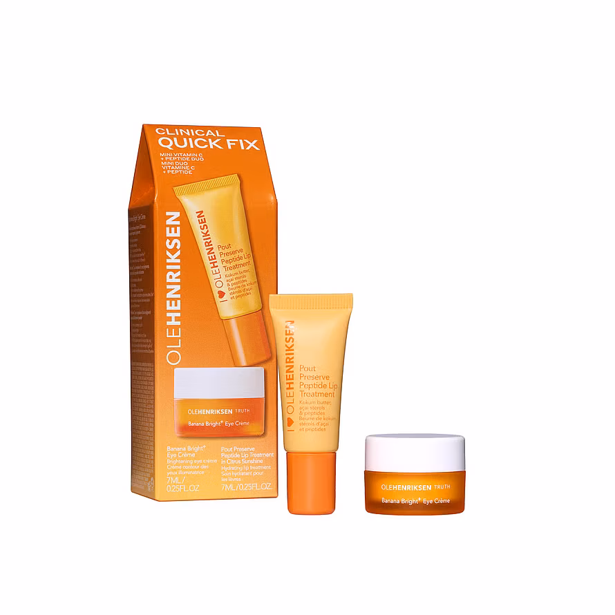 Ole Henriksen Sets Clinical Quick Fix Mini Vitamin C + Peptide Duo