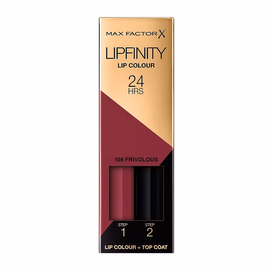 Max Factor Lipfinity 2-step Long Lasting Lipstick 108 Frivolous